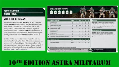 warhammer 40k astra militarum stratagems.